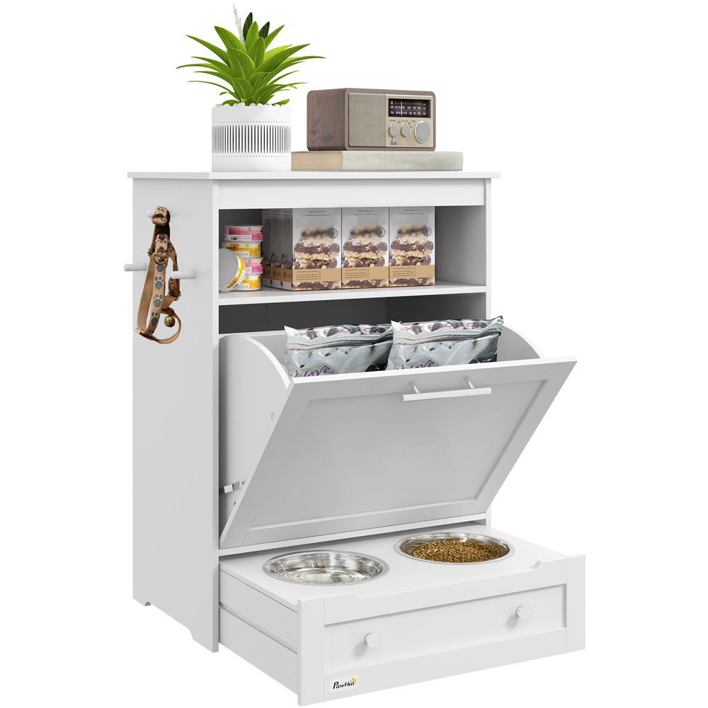 PawHut Pet Feeder Station Image 1
