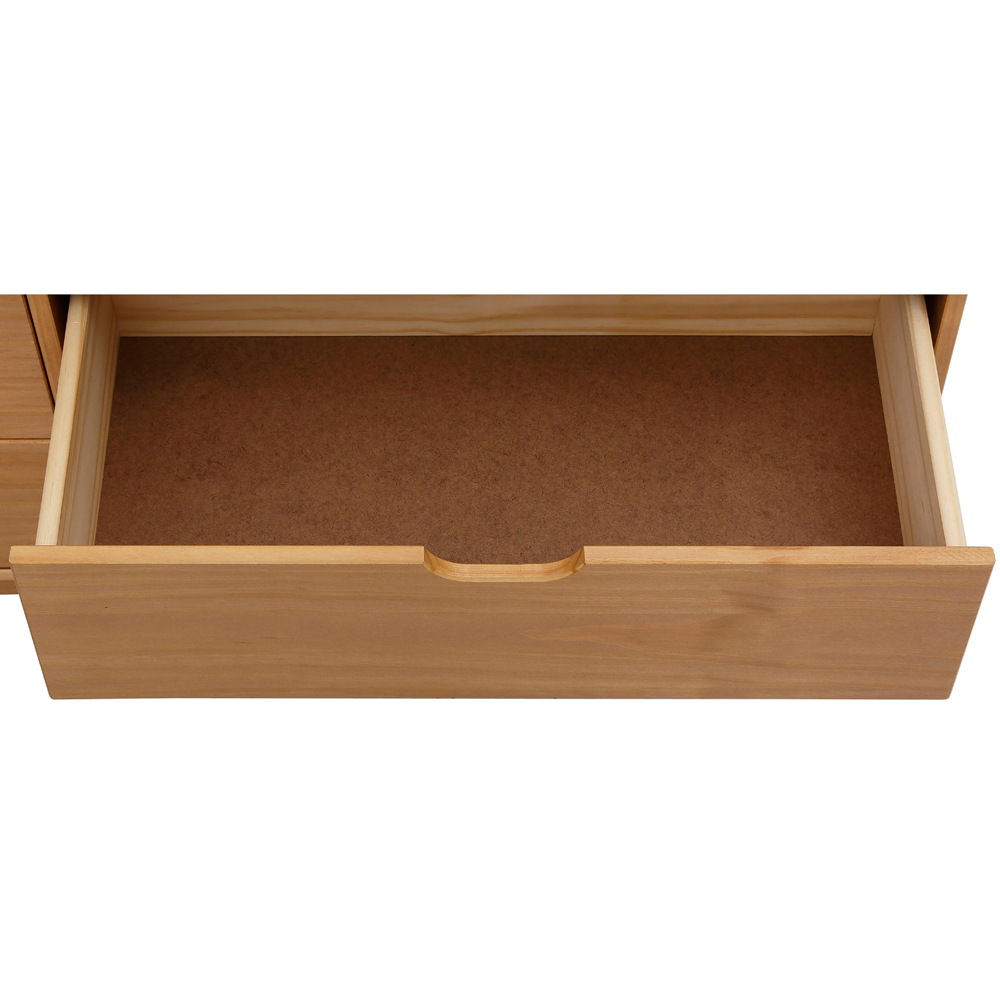 Loft24 Post 6 Drawer Solid Wood Chest of Drawers Image 6