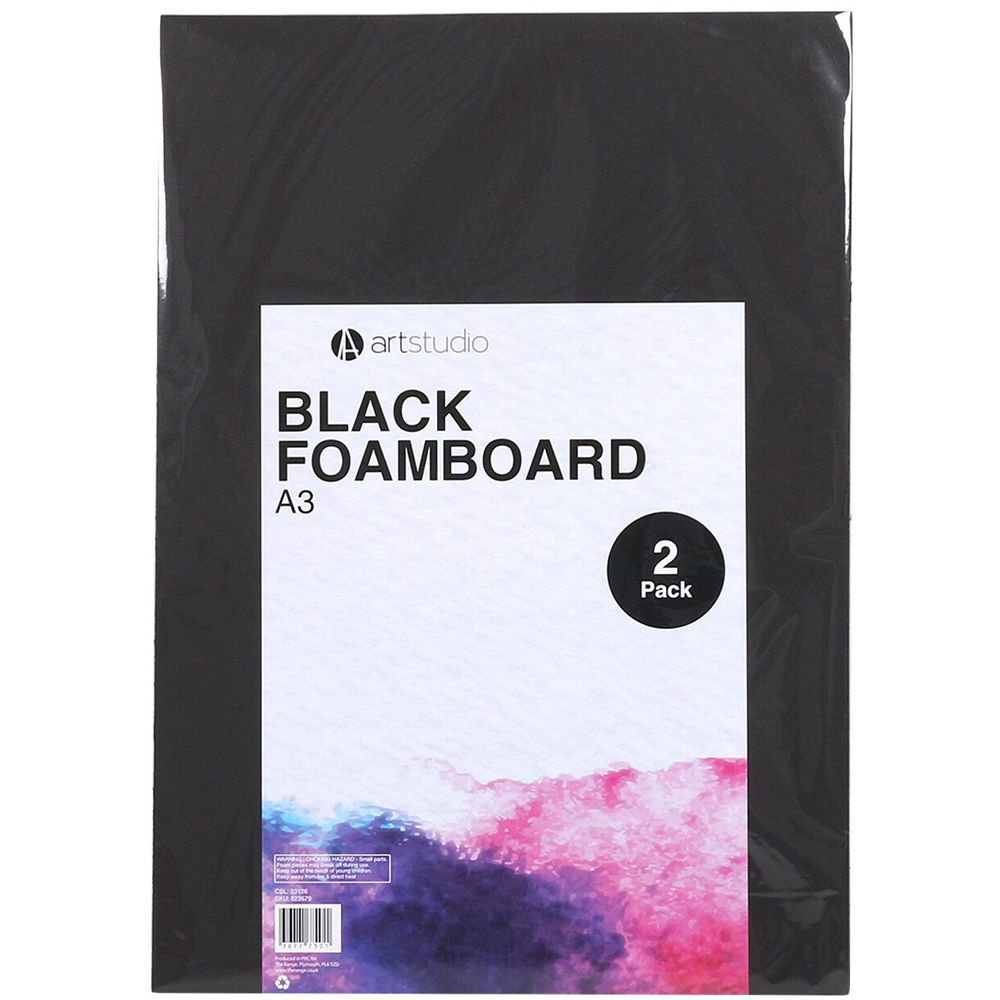Art Studio Black Foamboard - A3 Image