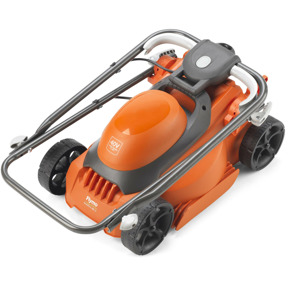 Flymo 9705395-01 40V SimpliStore 300Li 30cm Cordless Rotary Lawn Mower Image 2