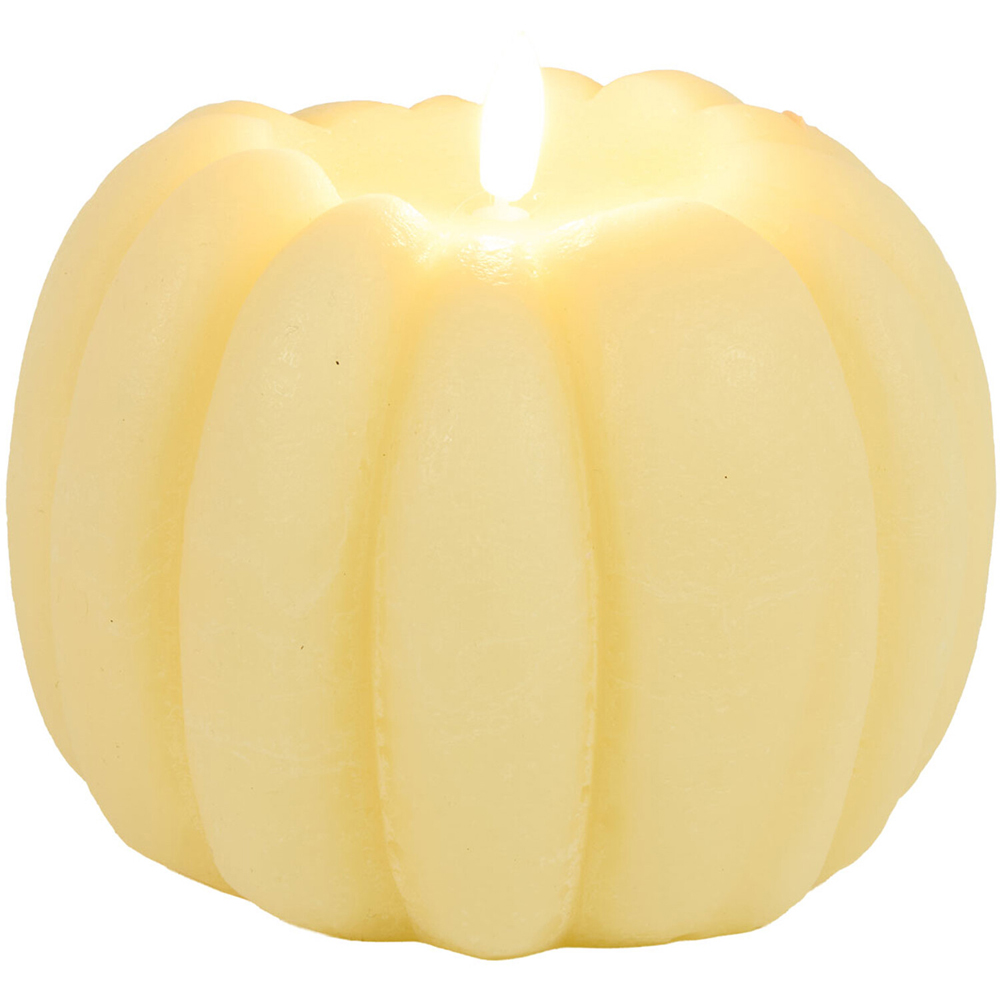 Large Pumpkin LED Candle Image 5