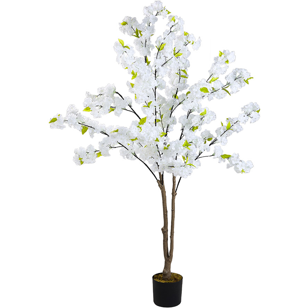 Living and Home Cherry Blossom Artificial Tree Decoration 165cm Image 1