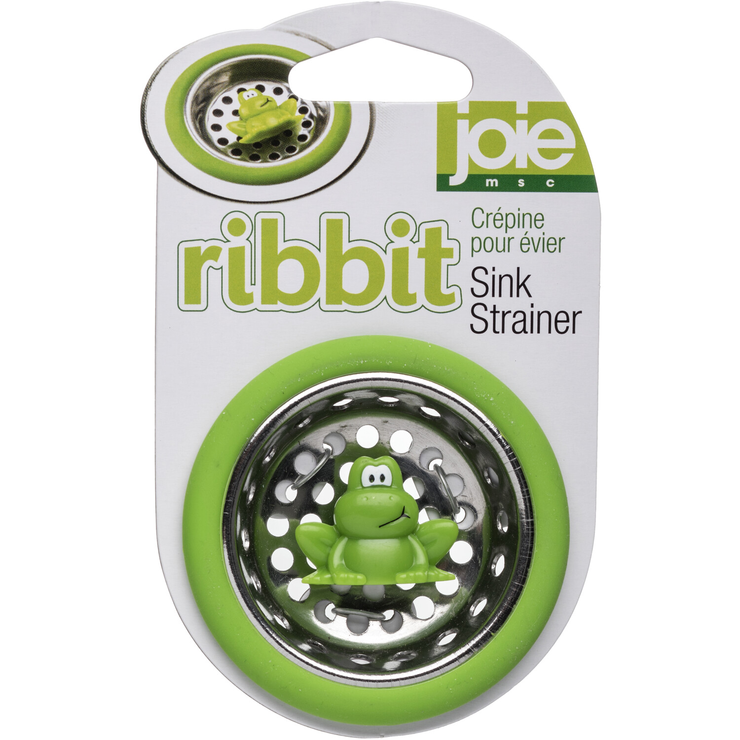 Joie Ribbit Green Sink Strainer Image 1