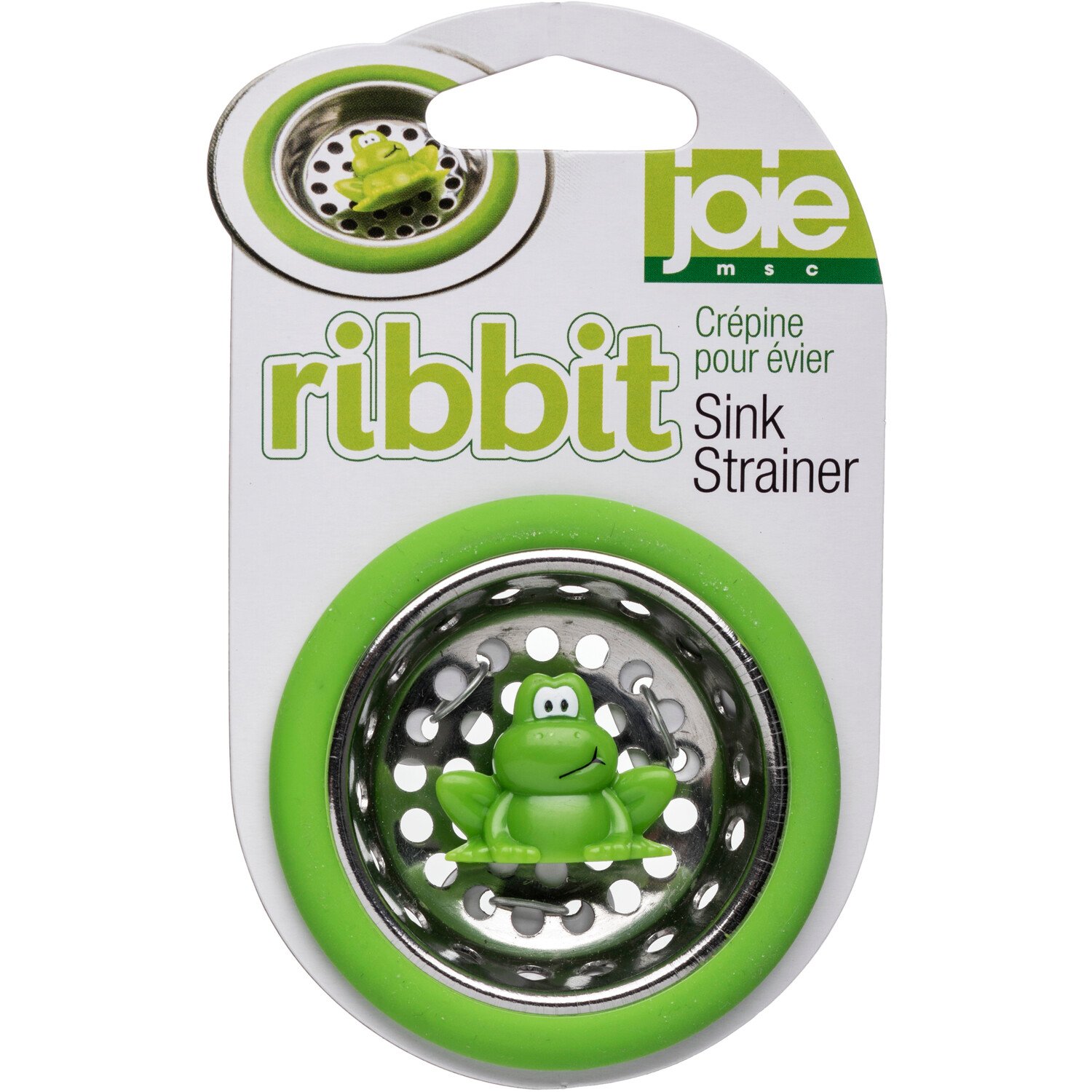 Joie Ribbit Green Sink Strainer Image 1