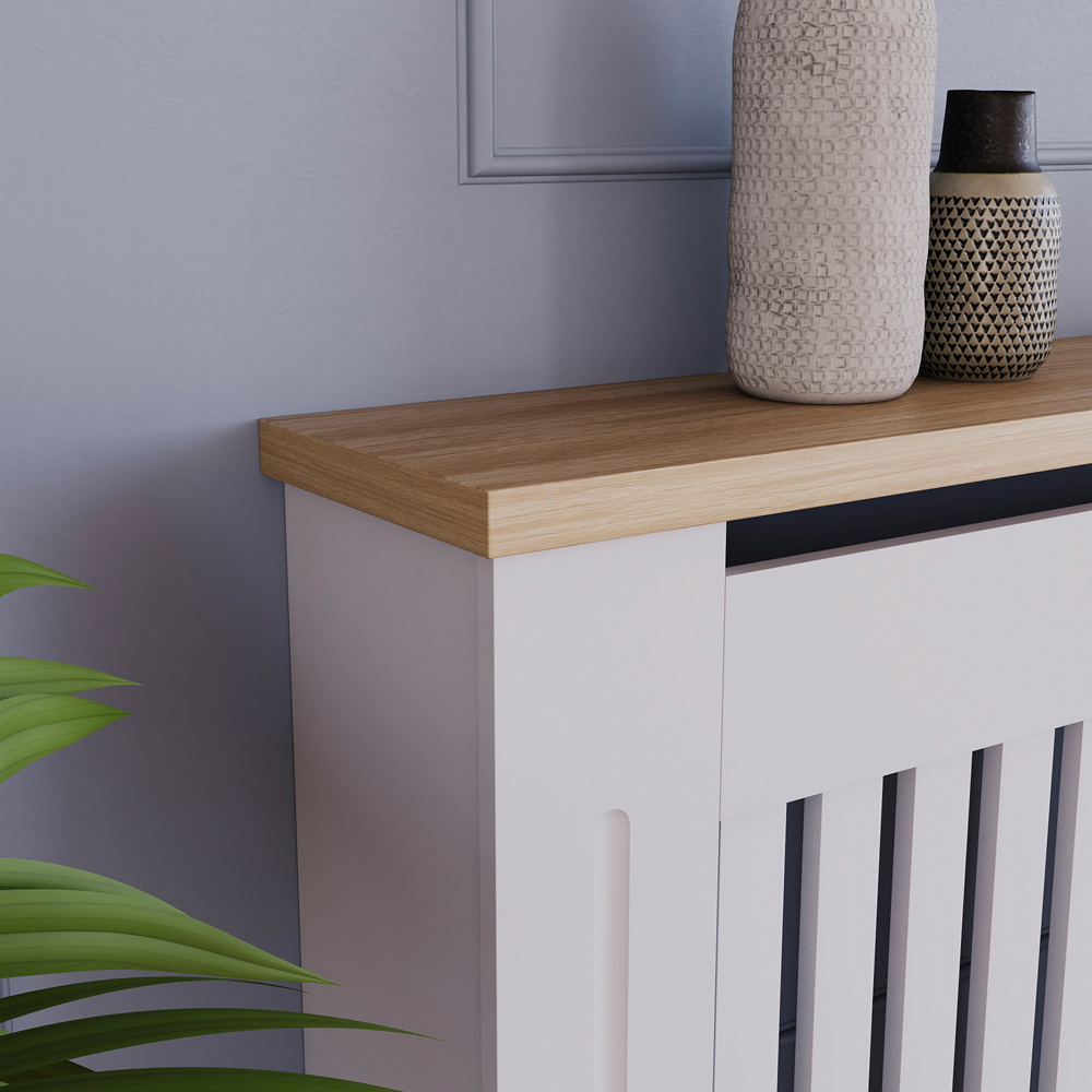VIDA DESIGNS Arlington White Radiator Cover Medium Image 3