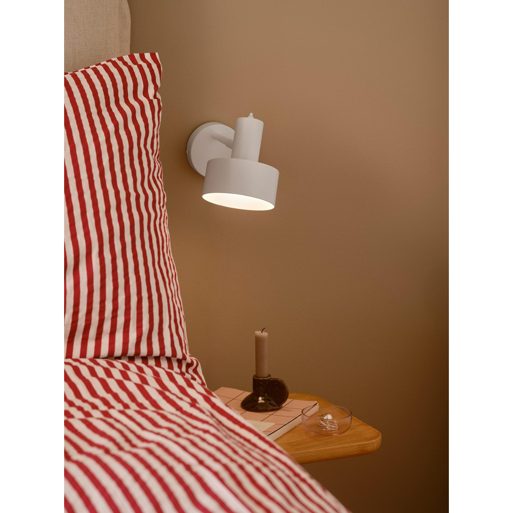 Nordlux Matis E27 White Wall Light Image 2