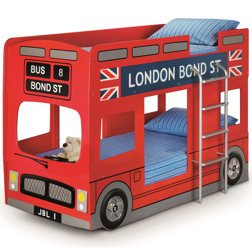 Julian Bowen London Red Bus Bunk Bed Image 2