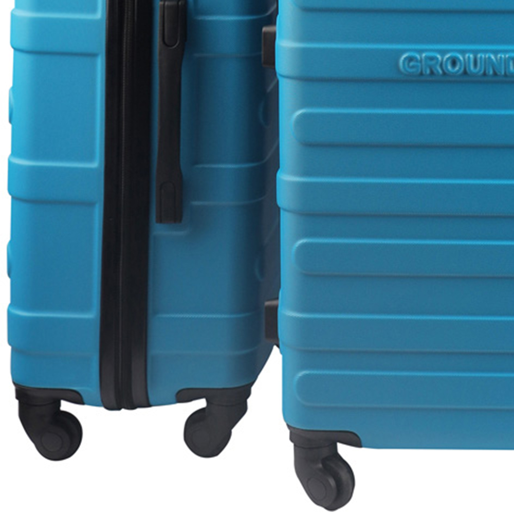 Groundlevel Regency Hard Shell Set of 4 Teal Luggage Suitcase Image 3