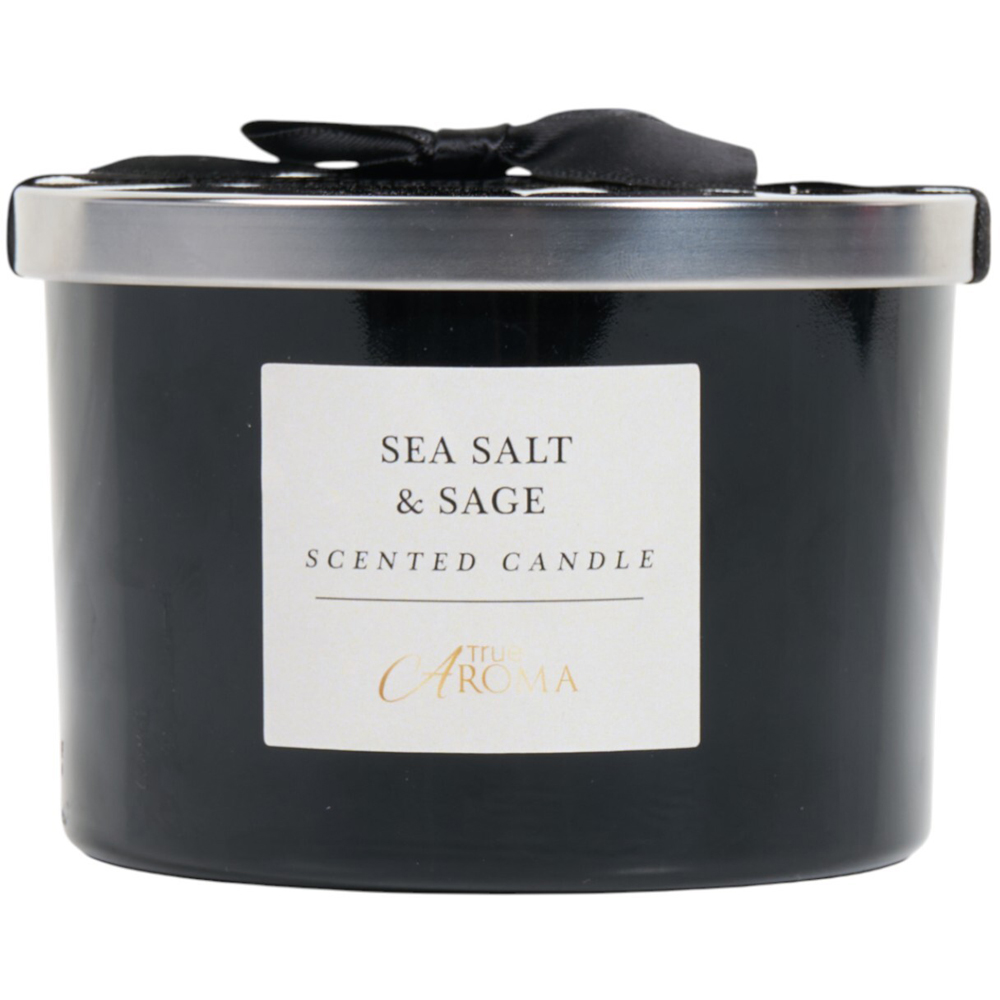 3 Wick Scented Candle Sea Salt and Sage Image 1