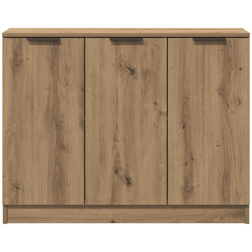 vidaXL 3 Door Artisan Oak Sideboard Image 5