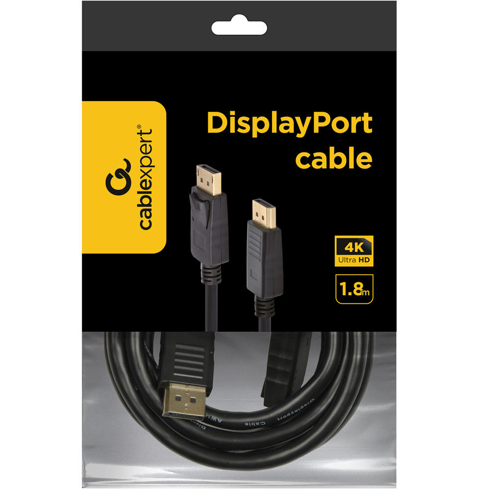 Cablexpert 1.8m 4K UHD DisplayPort Digital Cable Image 2