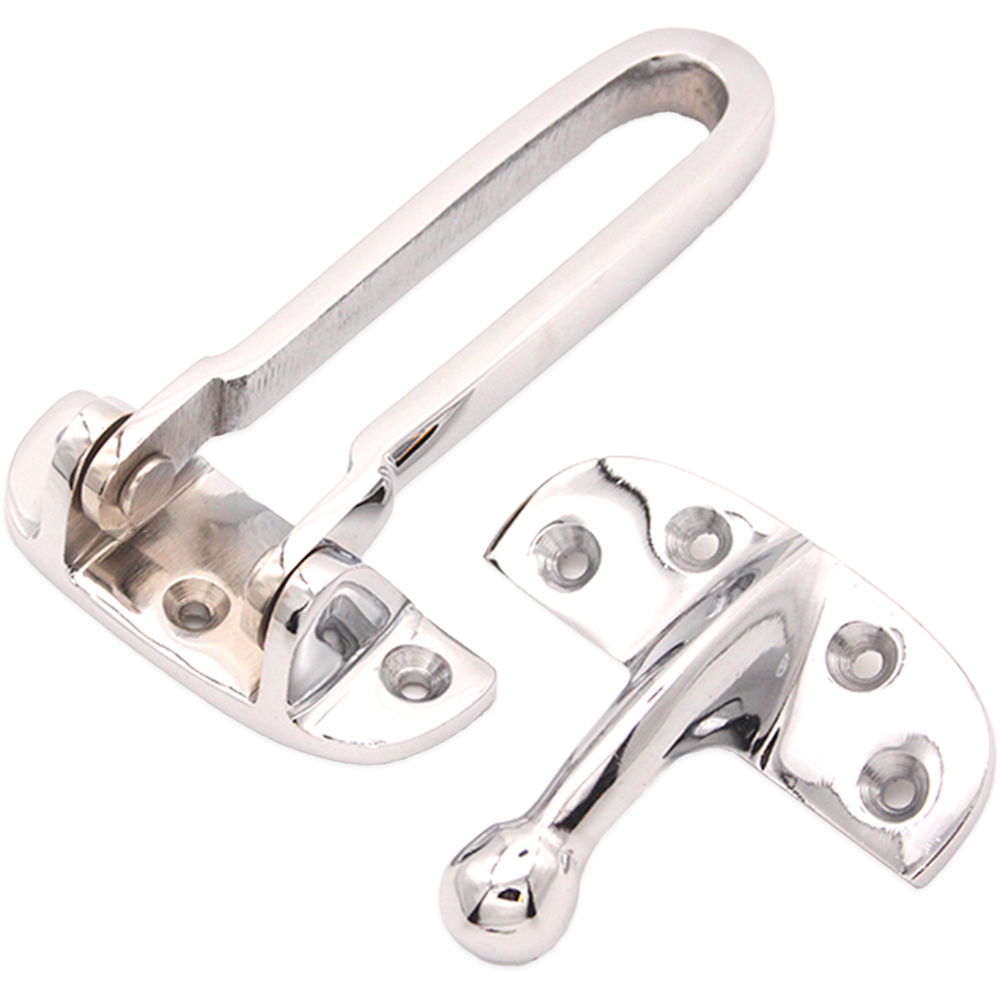 Spira Brass Polished Chrome Door Guard Image 2
