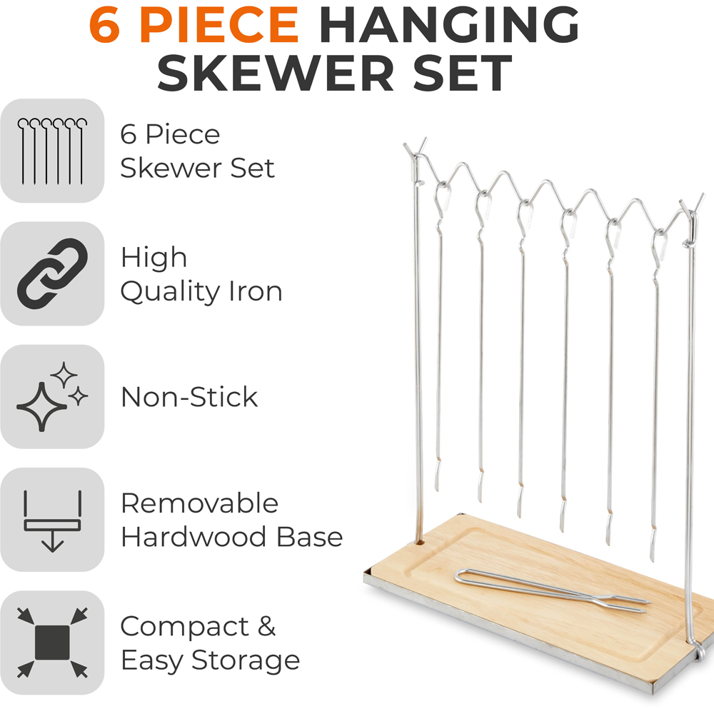 Tower 6 Piece Hanging Skewer Set Image 2