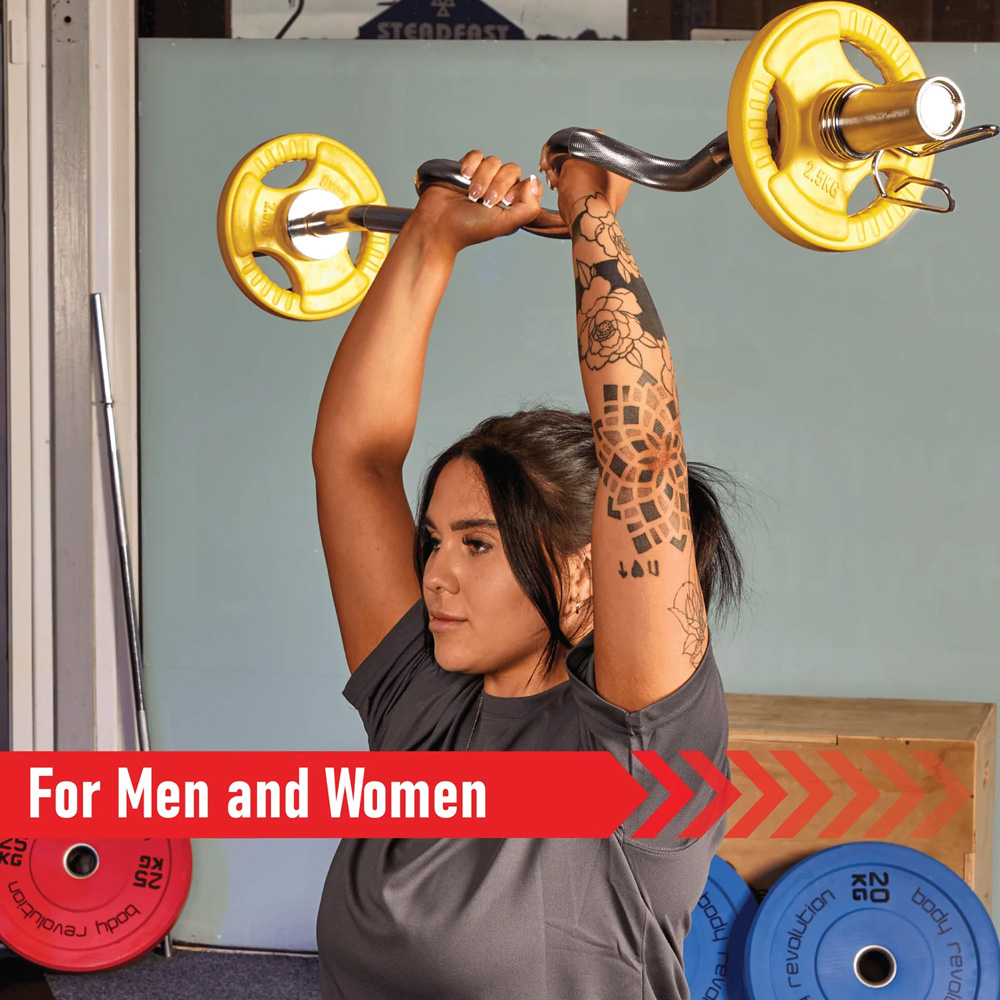 Olympic Colour Tri-Grip Rubber Weight Plates 15kg 2 Pack Image 4