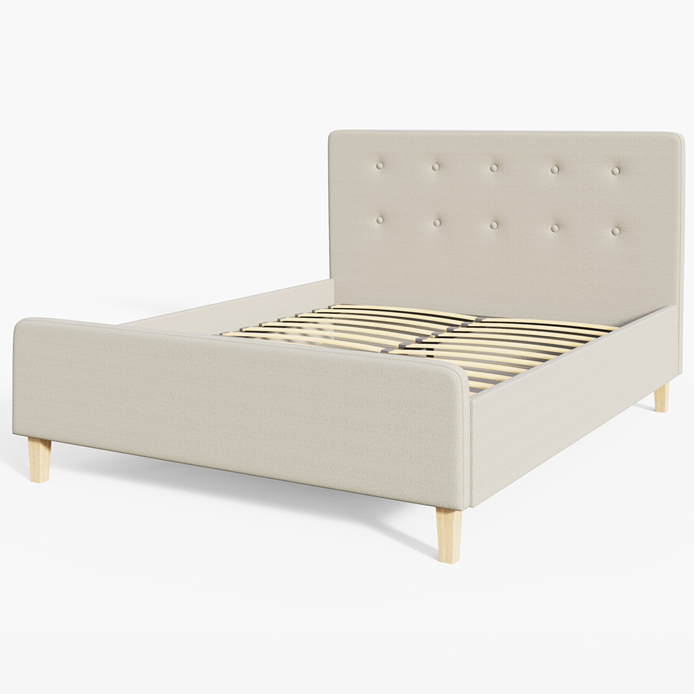 GFW Ashbourne King Size Natural Ottoman Bed Image 2