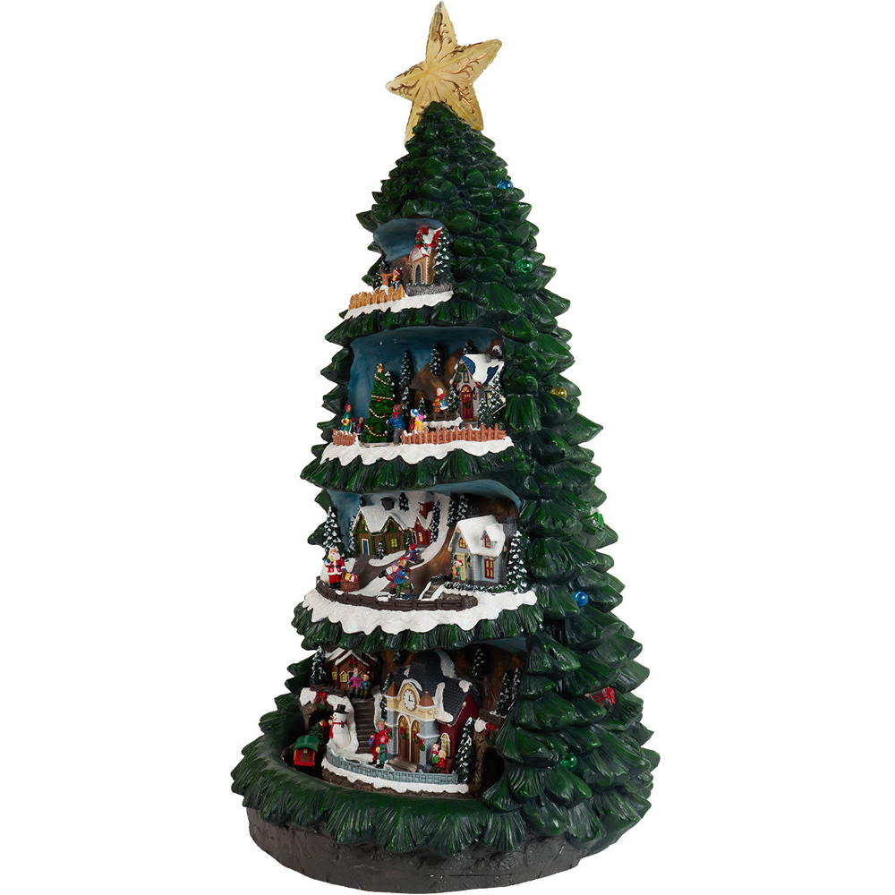 XL Christmas Tree Town Model - Green Image 4