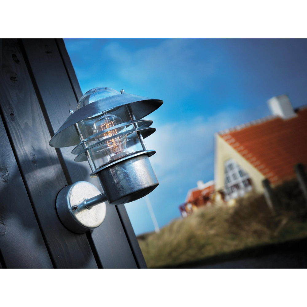 Nordlux Blokhus Galvanised Steel Wall Light Image 2