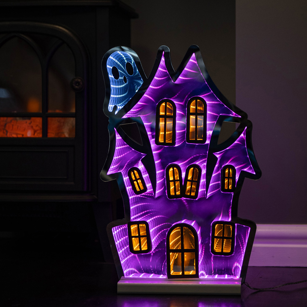 Samuel Alexander Halloween Light up House Infinity Decoration 40cm Image 6
