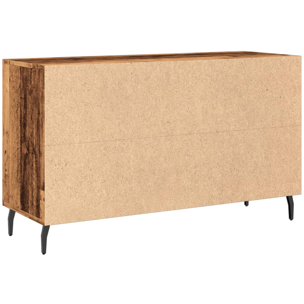 vidaXL 2 Door 2 Drawer Old Wood Wide Sideboard Image 7