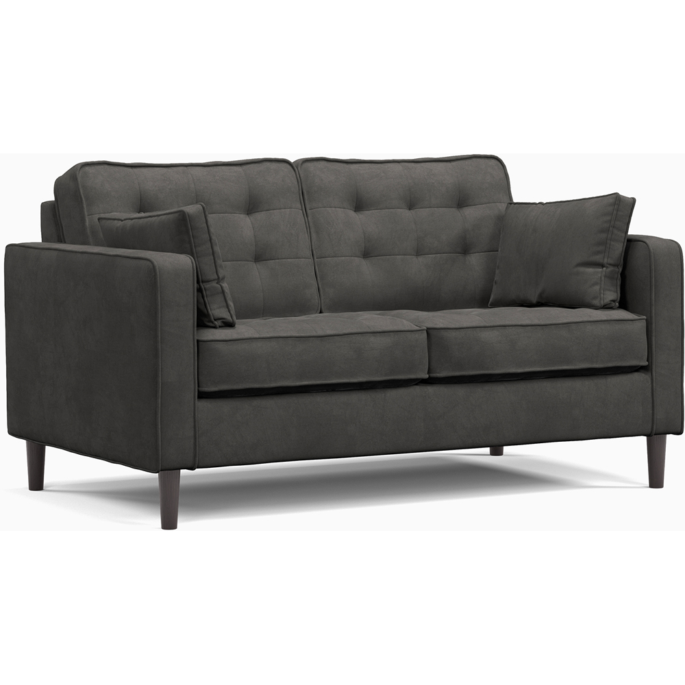 Eden 6 Seater Graphite Chenille Sofa Suite Image 4