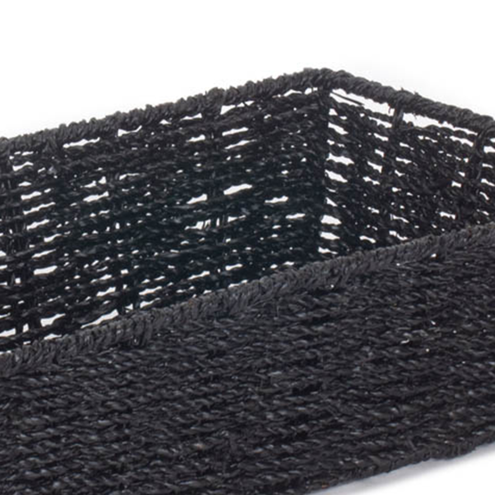Red Hamper Small Black Paper Rope Tray Image 3