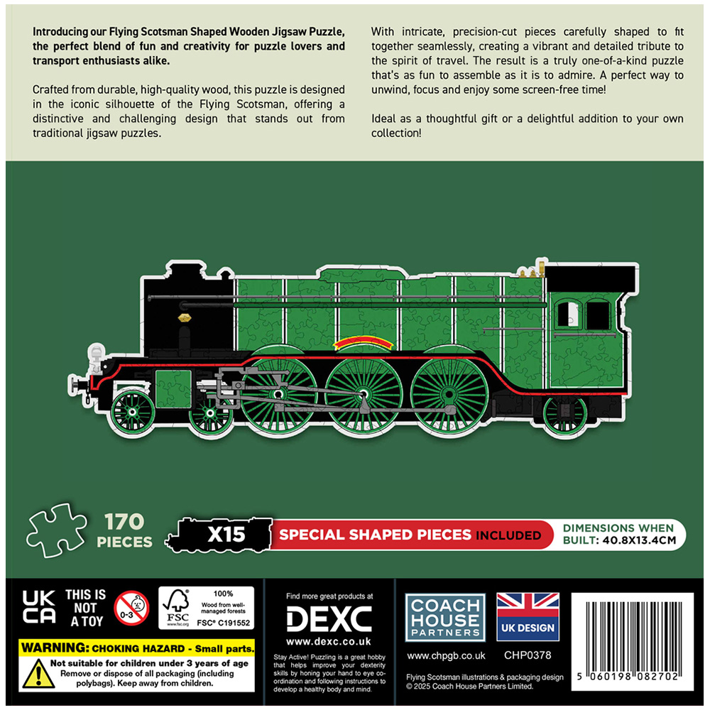 DEXC Flying Scotsman Wooden Jigsaw Image 3