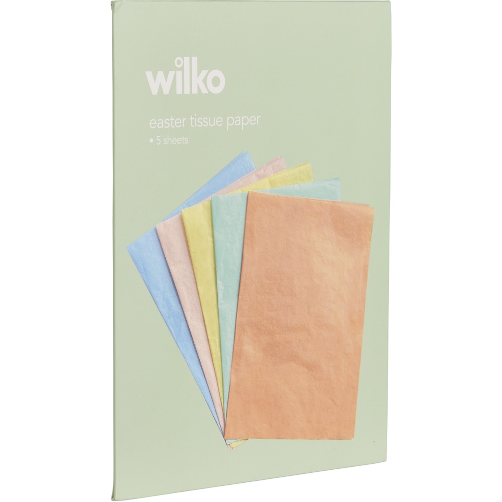 Wilko Easter Tissue Paper 5 Pack Image 2