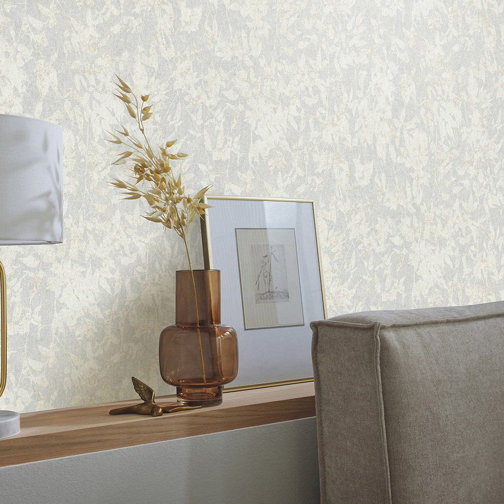 Erismann Tangle Grey Vinyl Wallpaper Image 4