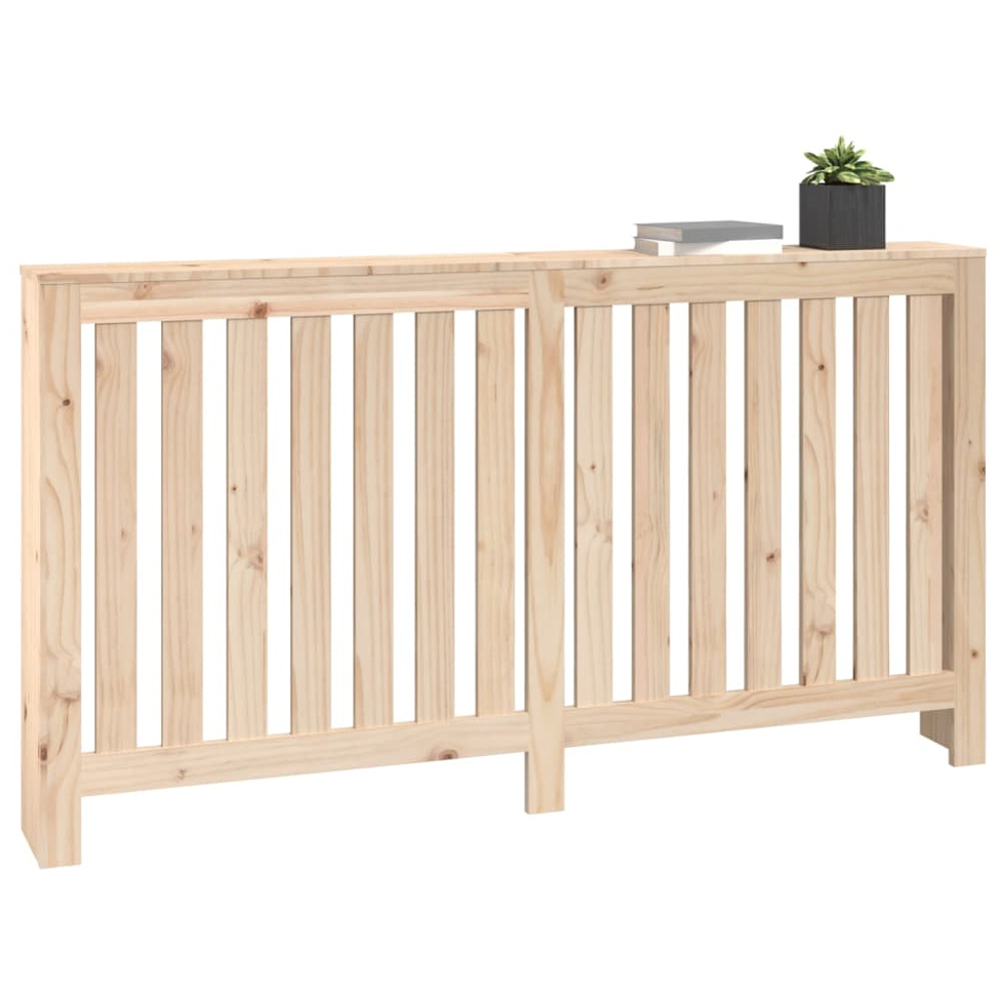 vidaXL Natural Pine Wood Radiator Cover 840 x 1530mm Image 3