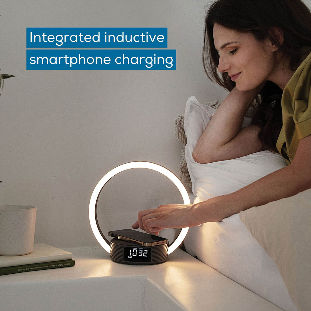 Beurer Colour Changing LED Wake Up Light with Wireless Qi Inductive Charger Image 5