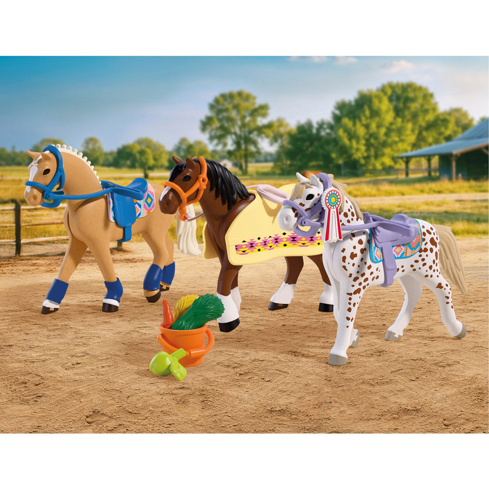 Playmobil Three Horses for Collecting Play Set Image 5