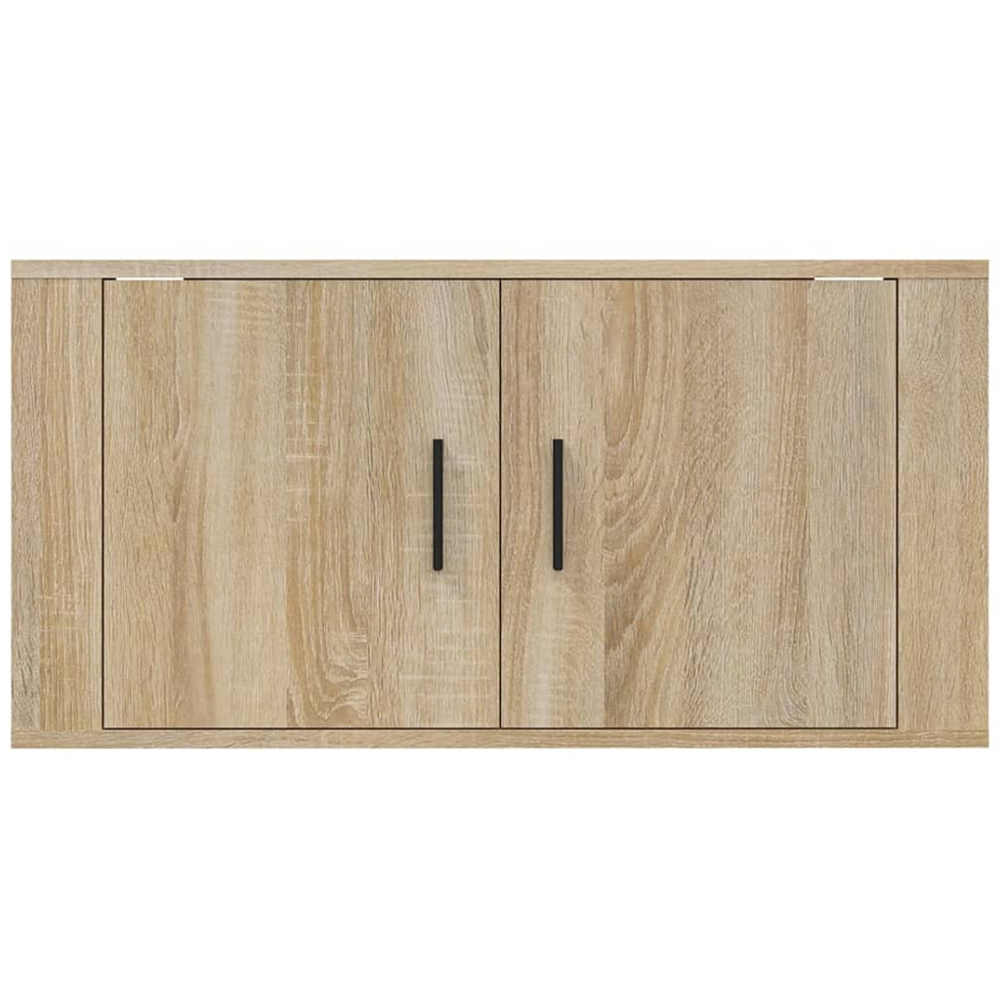 vidaXL 2 Door Sonoma Oak Wall Mounted TV Cabinet Image 6