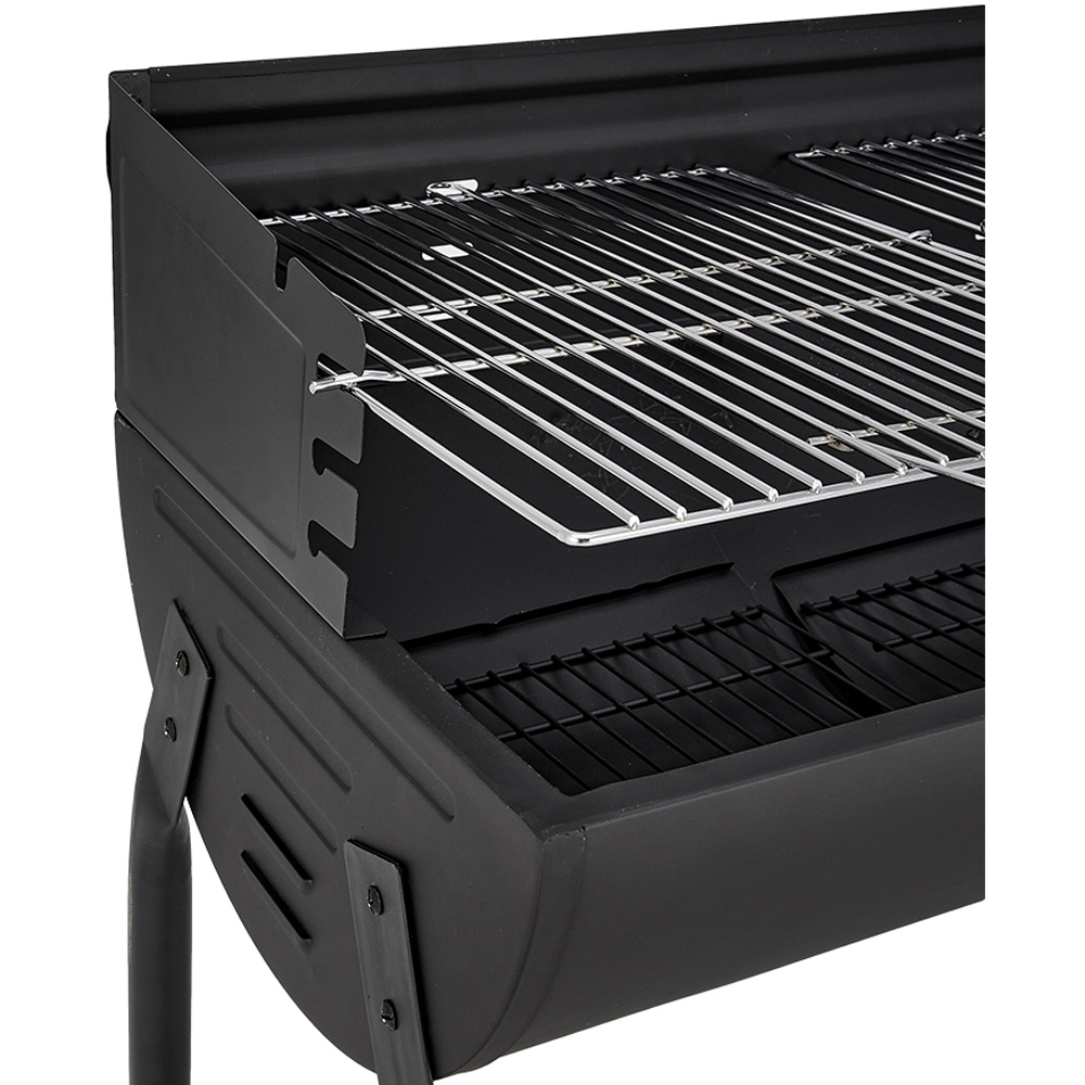 Living and Home Outdoor Garden Charcoal BBQ Grill with Adjustable Tray Image 4