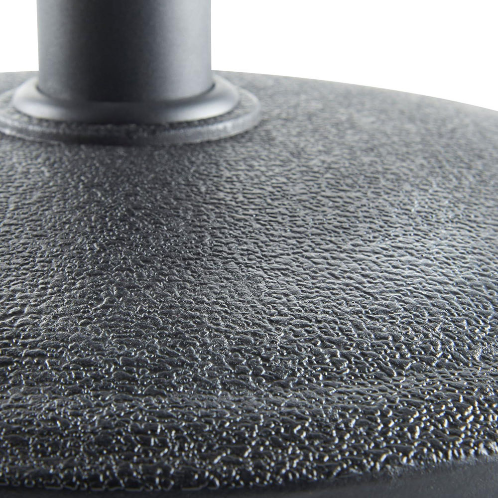Shatchi Round Black Concrete Parasol Base 12kg Image 6