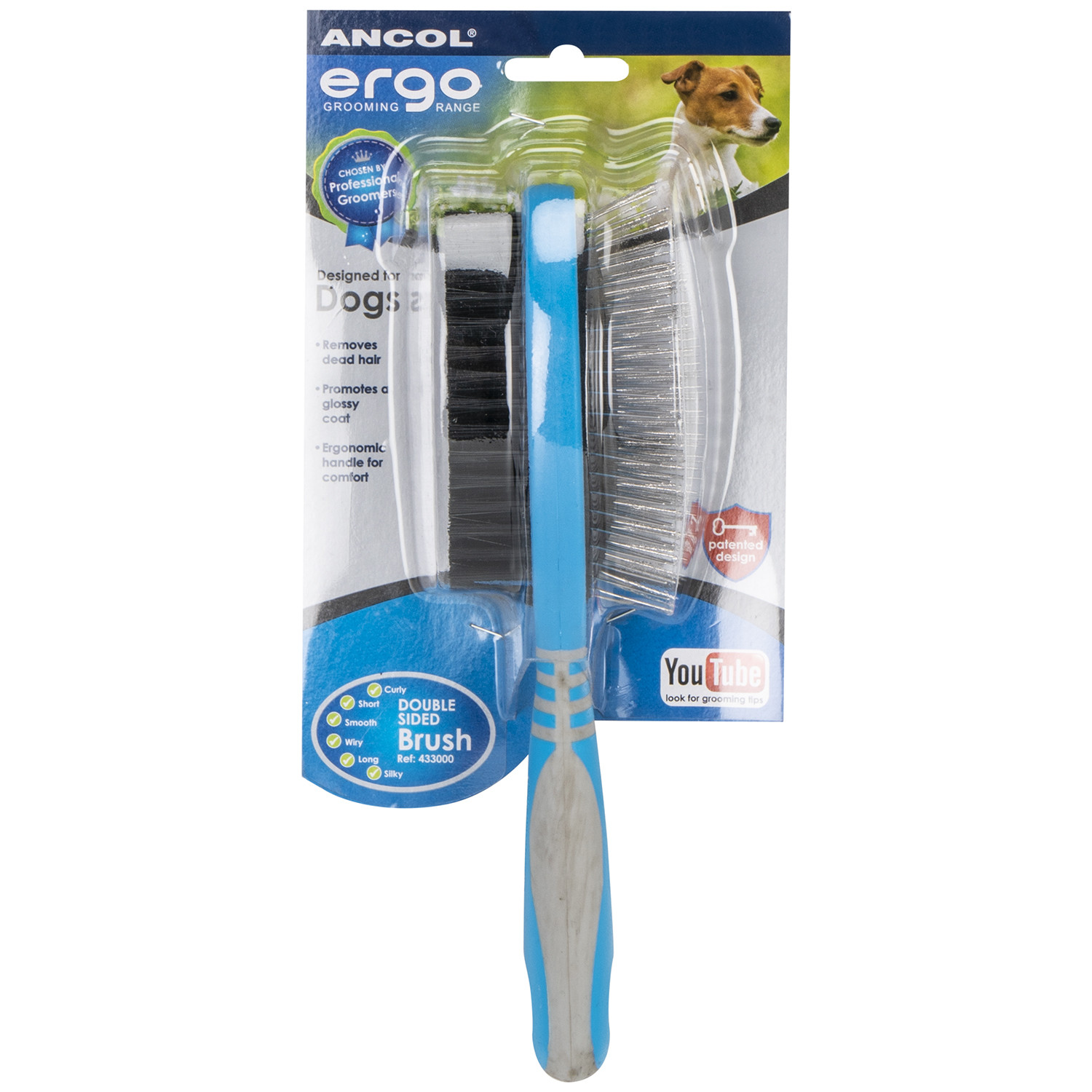 Ergo Double Sided Brush - Blue Image