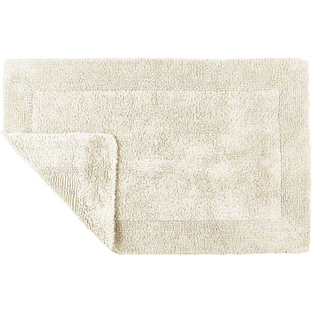 Allure Bath Fashions Elegance Cream Reversible Bath Mat 53 x 85cm Image 2