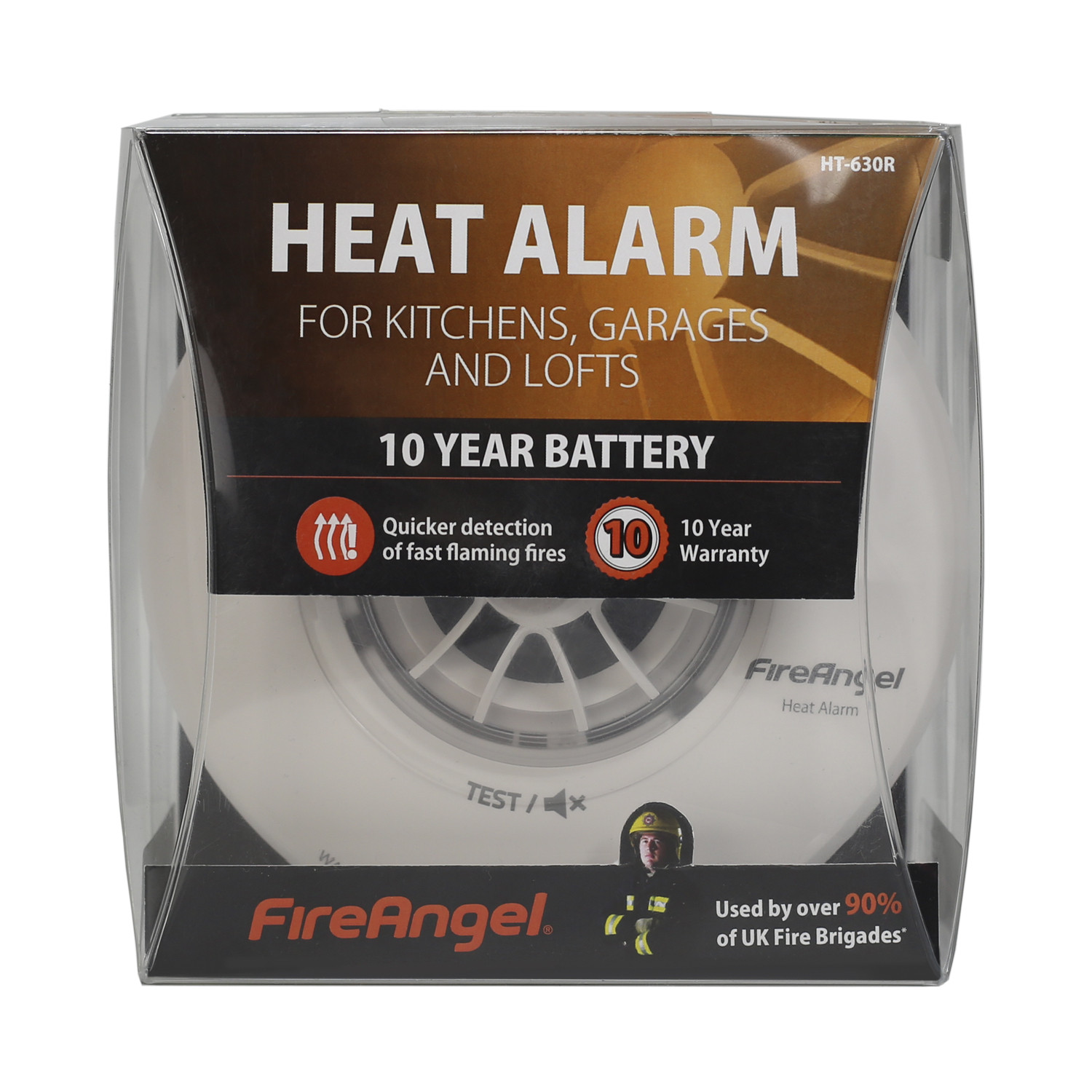 FireAngel 10 Year Battery Heat Alarm Image 1