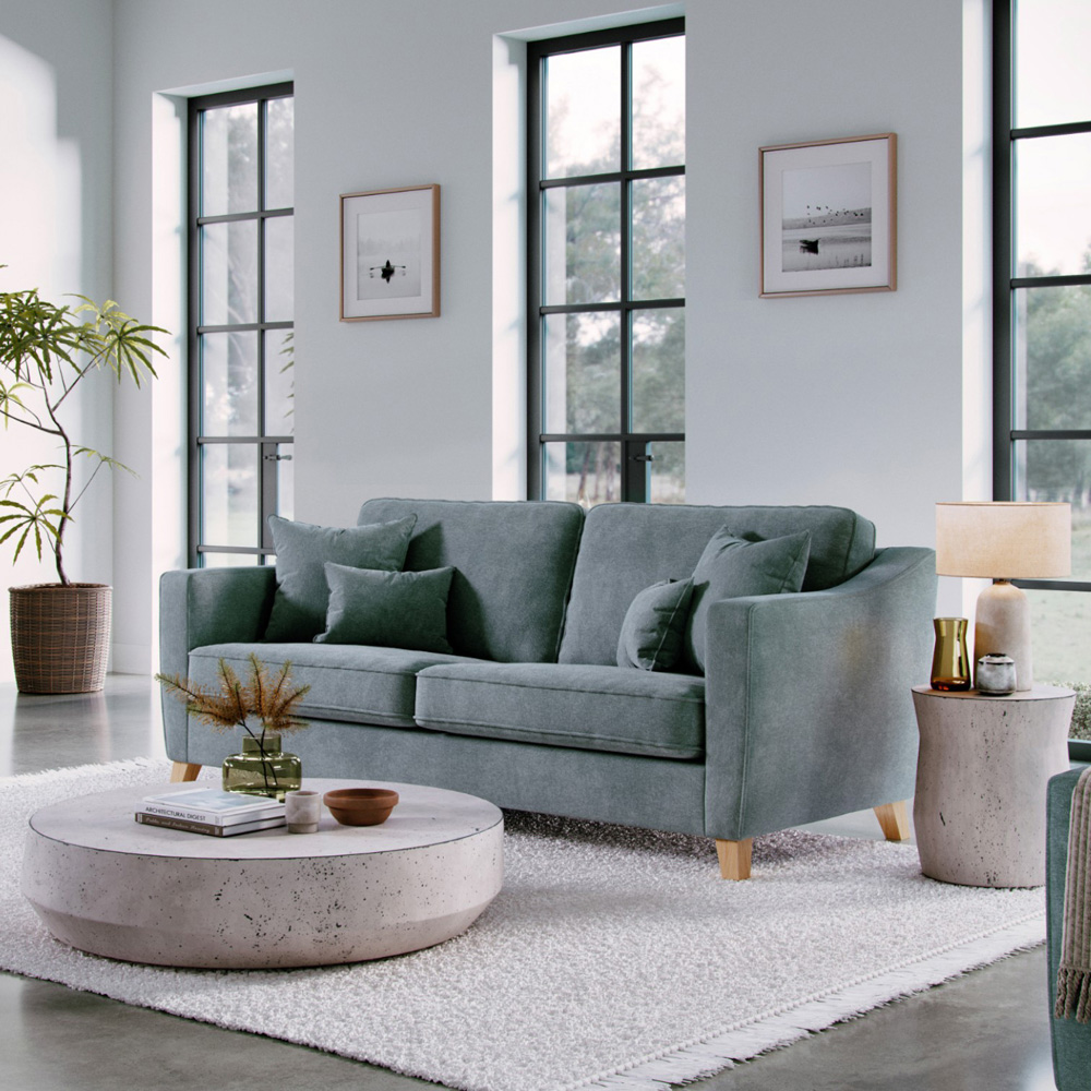 Marlon 2 Seater Large City Denim Sofa Image 6