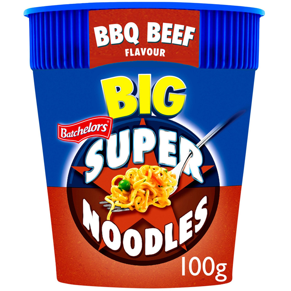 Batchelors Big Super Noodles BBQ Pot 100g Image 1