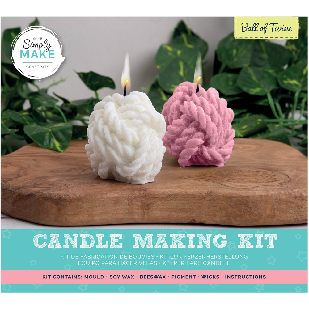 Simply Make Make Your Own Ball of Twine Candle Craft Kit Image 1