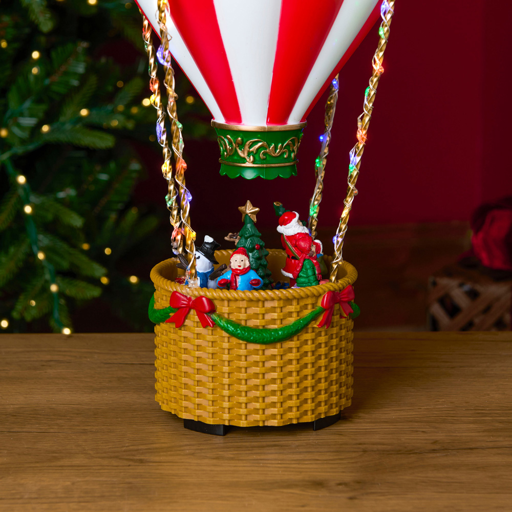 LED Spinning Hot Air Balloon Model Image 4