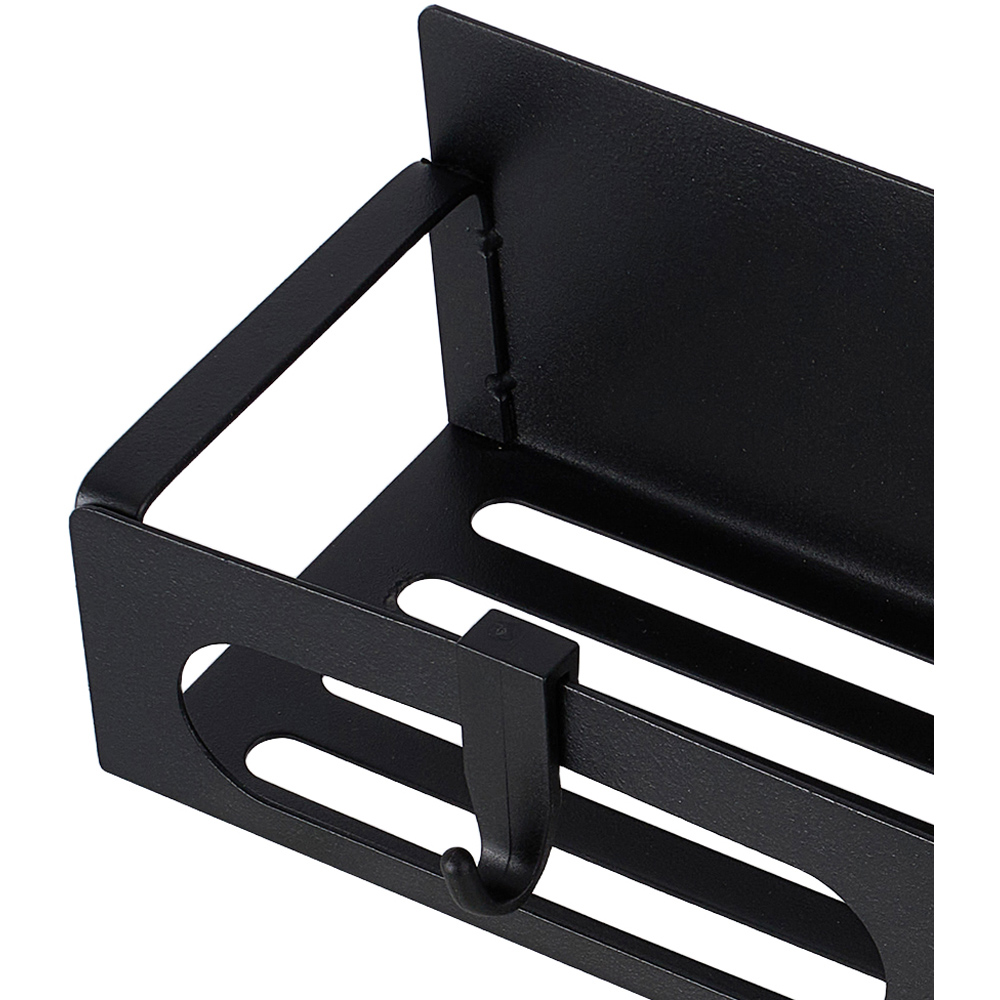Living and Home 2-Piece Small Black Magnetic Storage Rack Set Image 7
