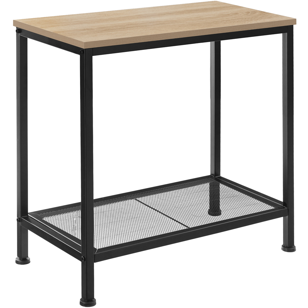 tectake Filton Oak Single Bedside Table Image 2