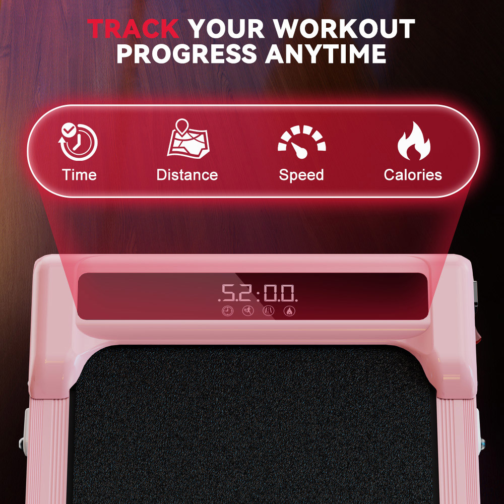 Rattrix Z3 Pink Manual Incline Treadmill Image 5