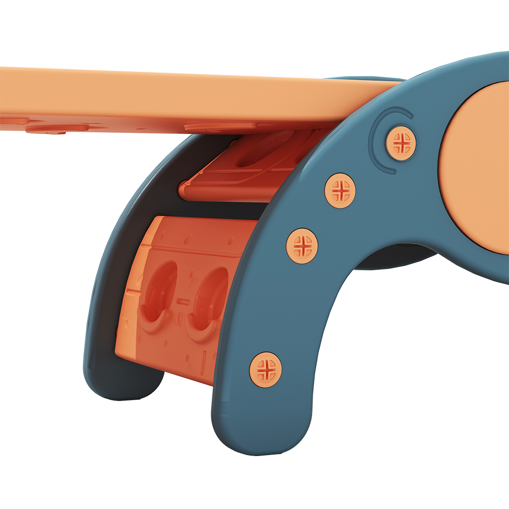 Living and Home Orange Climbing Frame Set with 2 Arch Bases Image 7