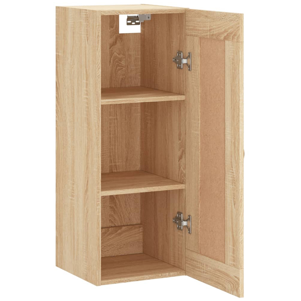 vidaXL Single Door Sonoma Oak Wall Mounted Cabinet Image 6