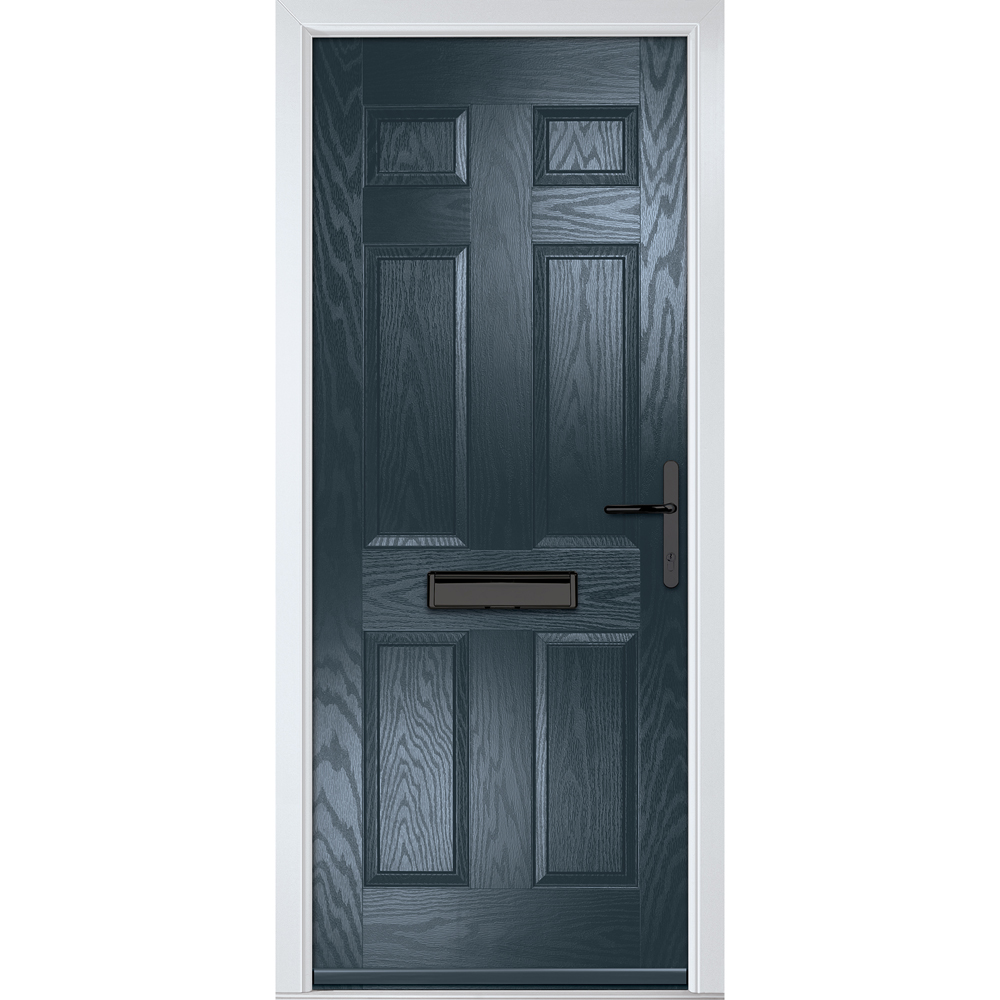 Crystal-Direct Muirfield Solid Anthracite Grey GRP Left Hand Open Front Door 2090 x 890mm Image 1