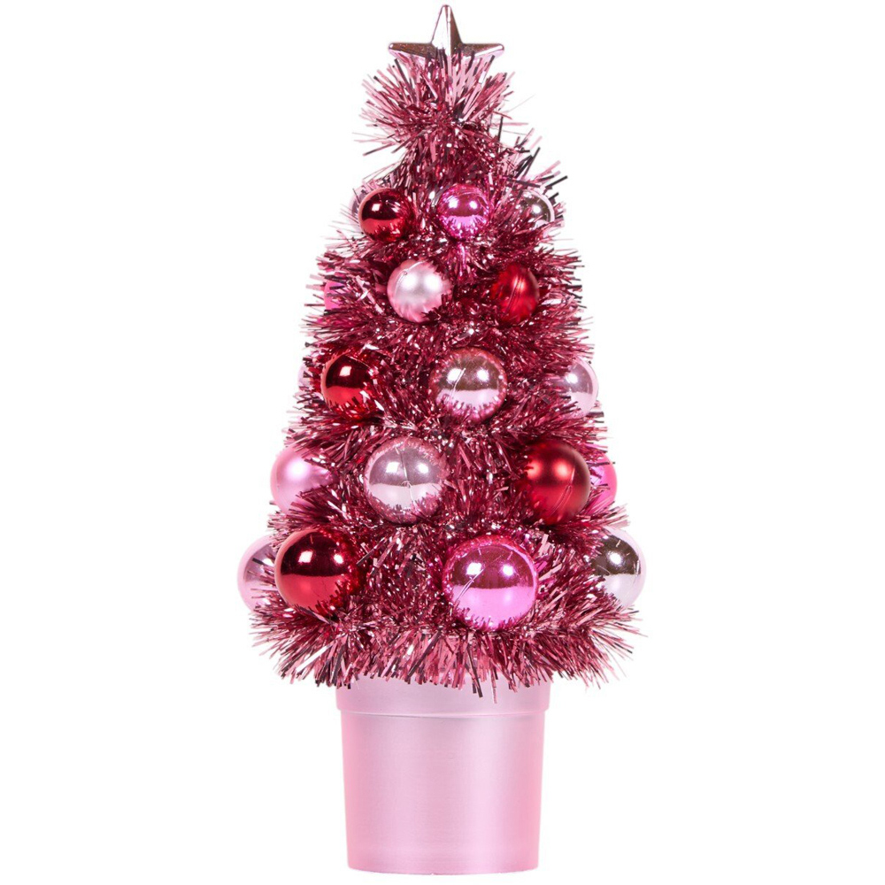 Christmas Tinsel Tree with Ball Image 13