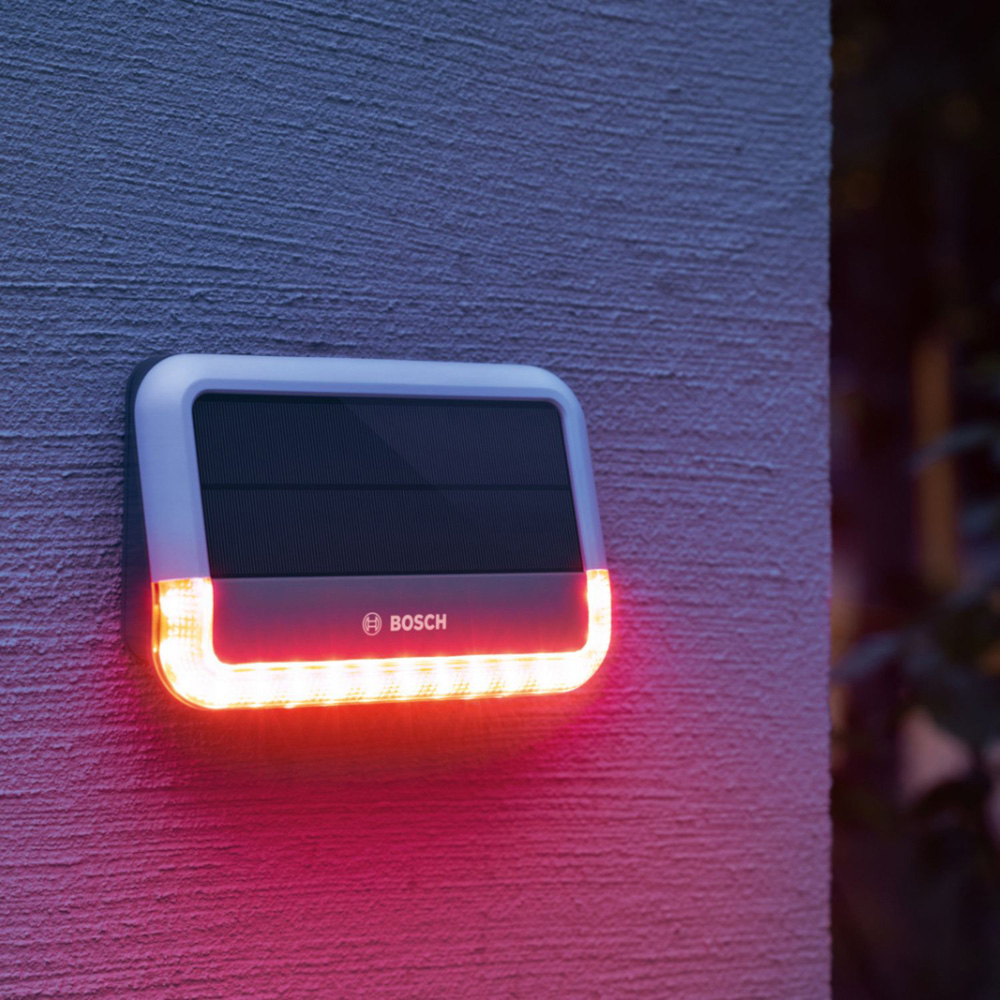 Bosch White and Grey Smart Home Outdoor Security Siren Image 2