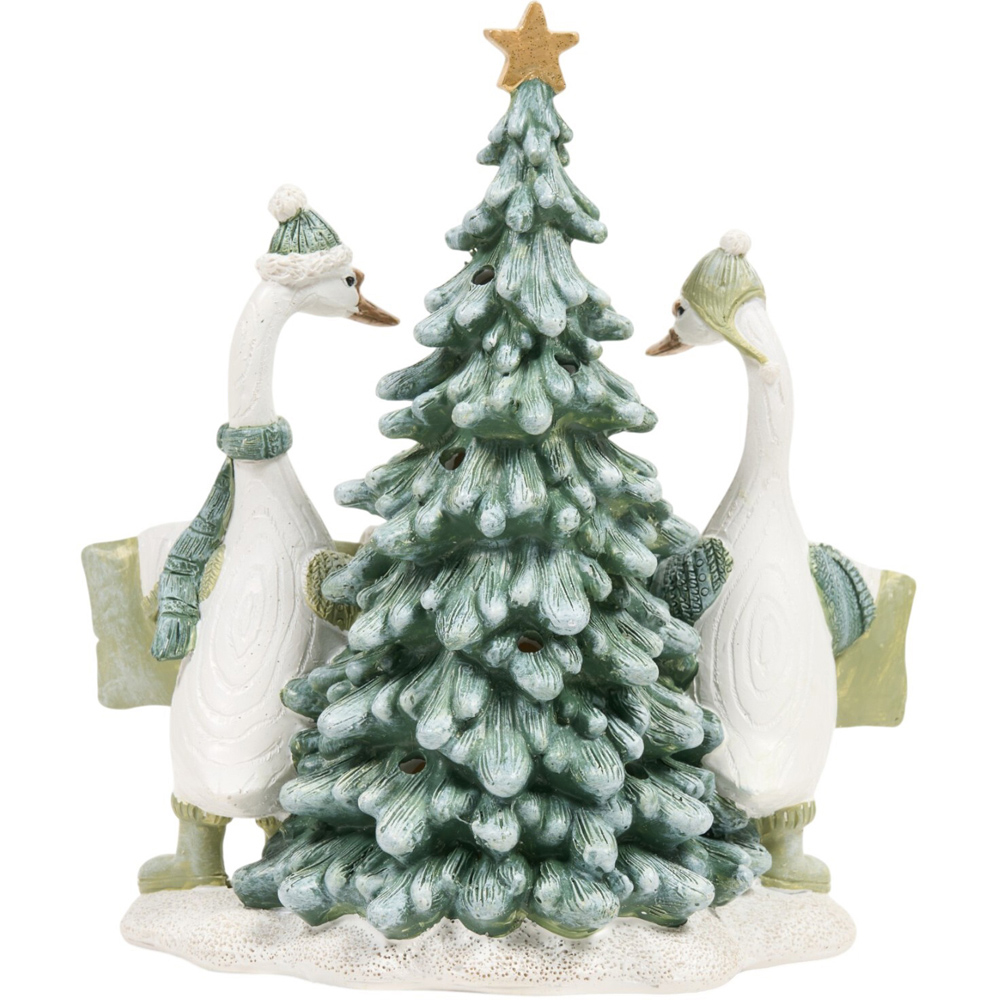 Light Up Christmas Geese Scene Decoration Image 3